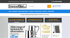 Desktop Screenshot of engravefast.co.uk